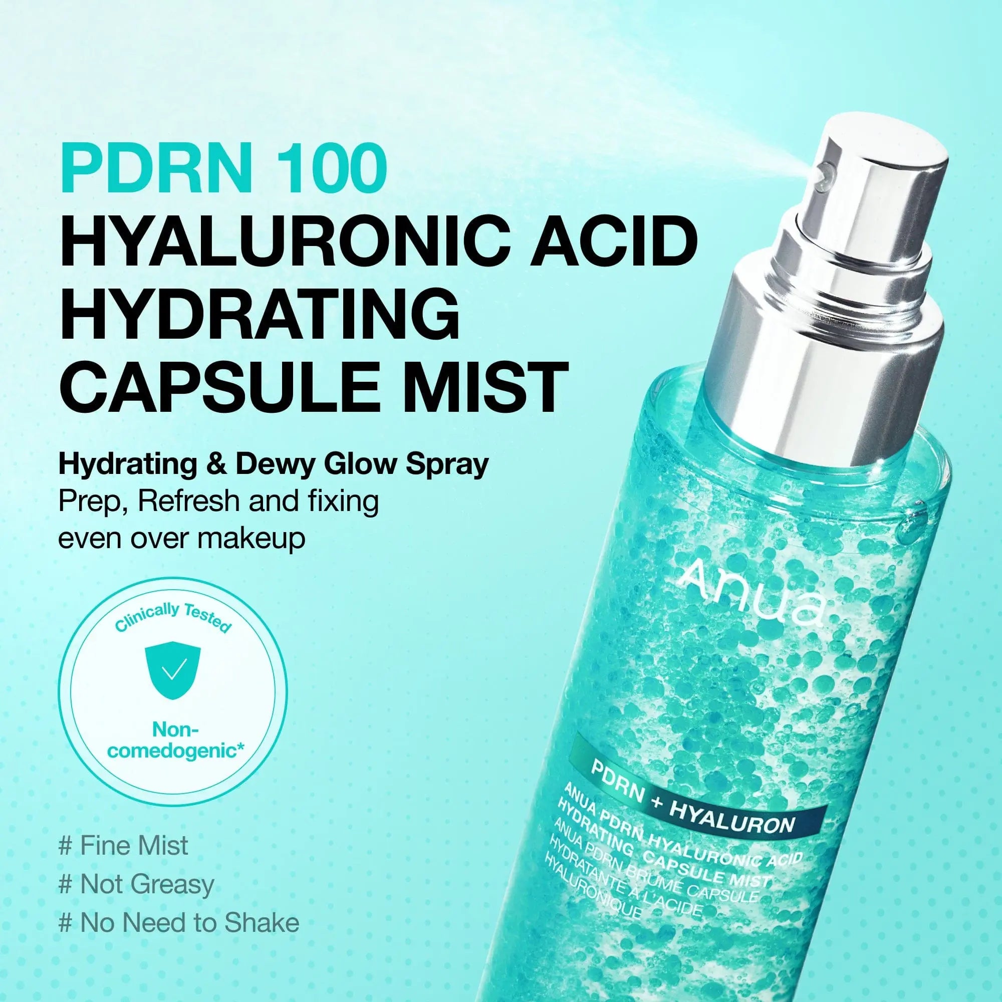 ANUA PDRN Collagen Glow Facial Serum Spray - JOLIE'S