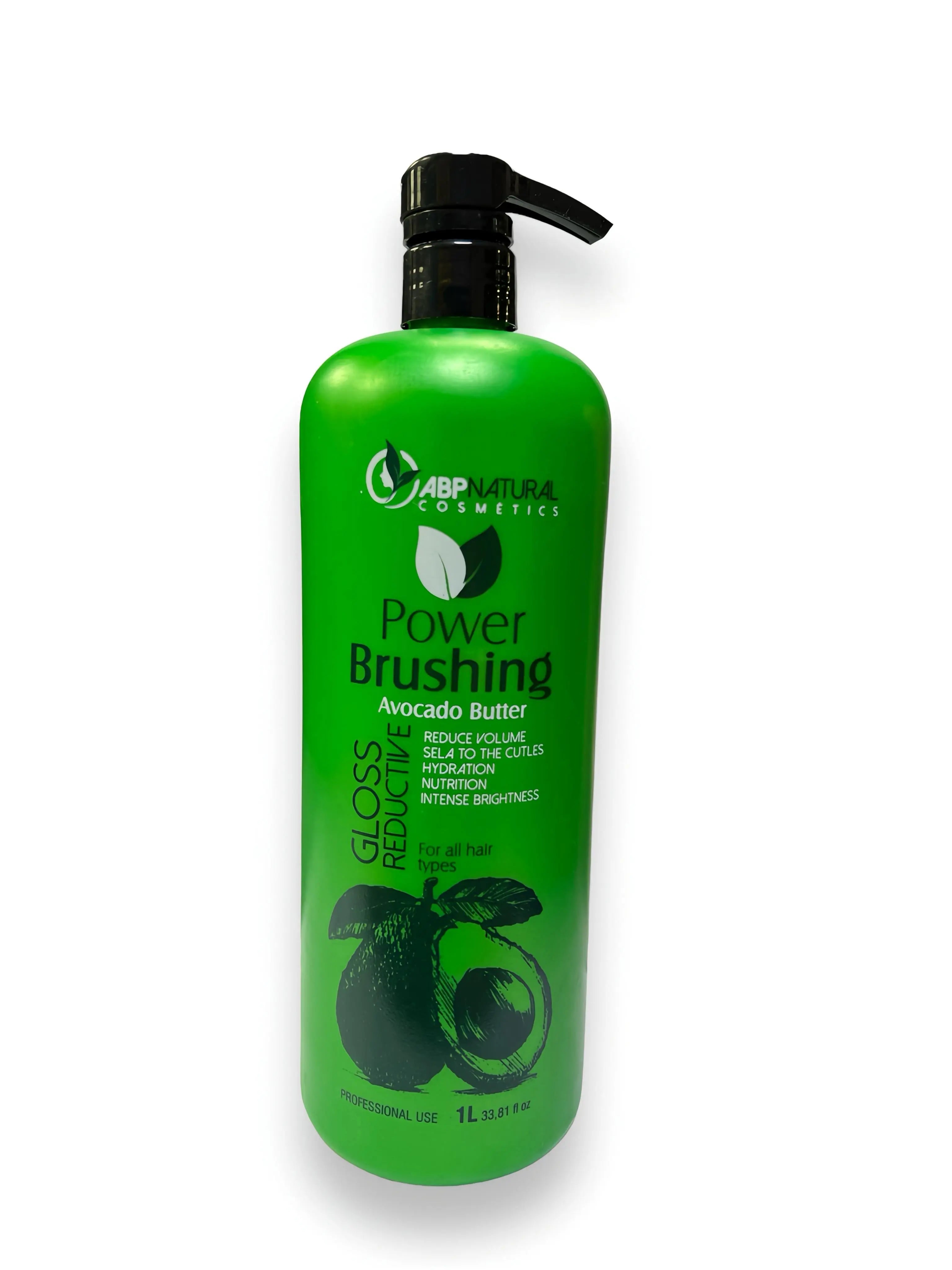 Abpnatural Cosmetics Power Brushing Avocado Butter Gloss Reductive Brazilian Protein 1000 ML - JOLIE'S