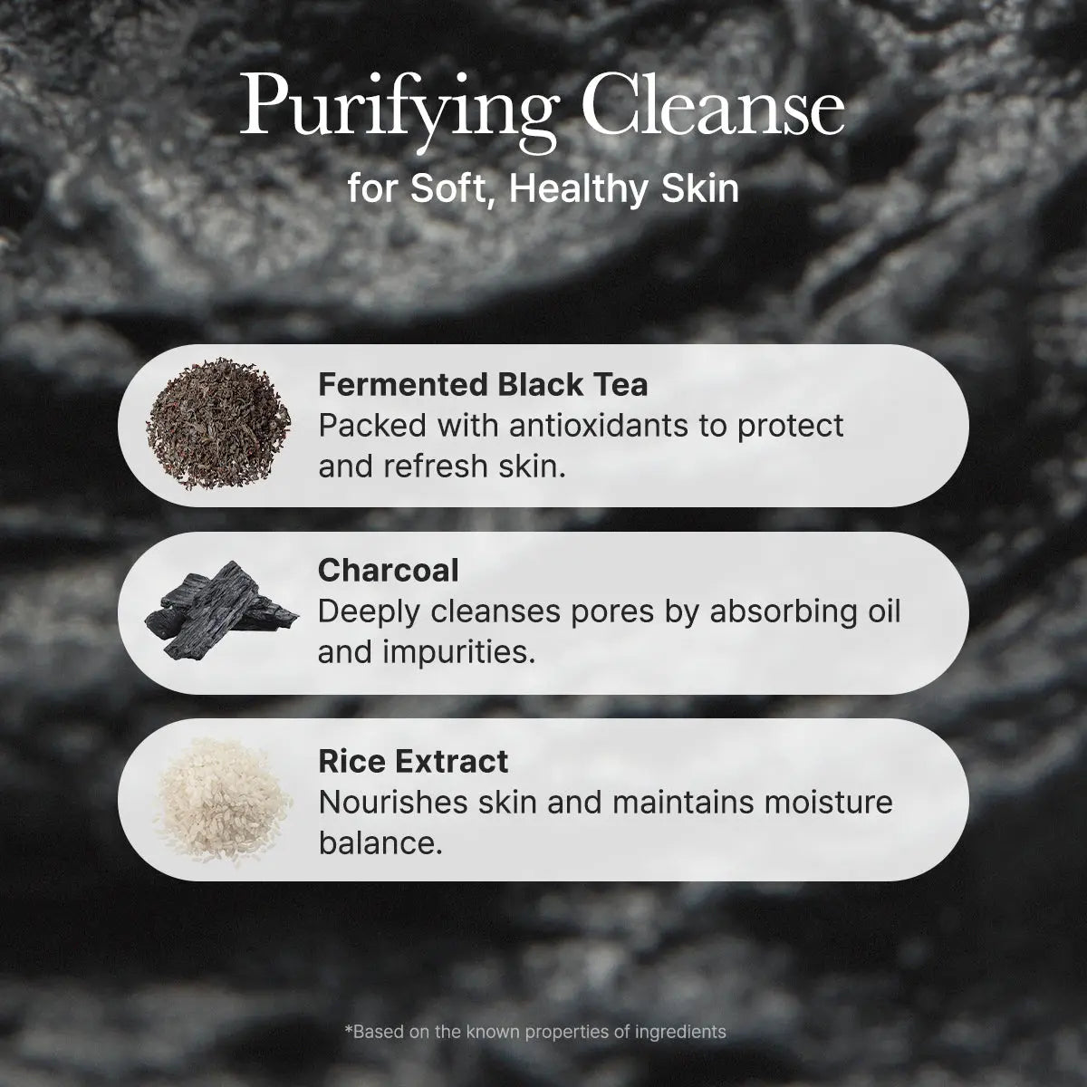 Arencia Black Tea Rice Mochi Cleanser - JOLIE'S