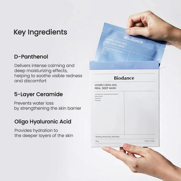 BIODANCE Hydro Cera-nol Real Deep Mask Set + Cera-nol Gel Toner Pads Medicube JOLIE'S