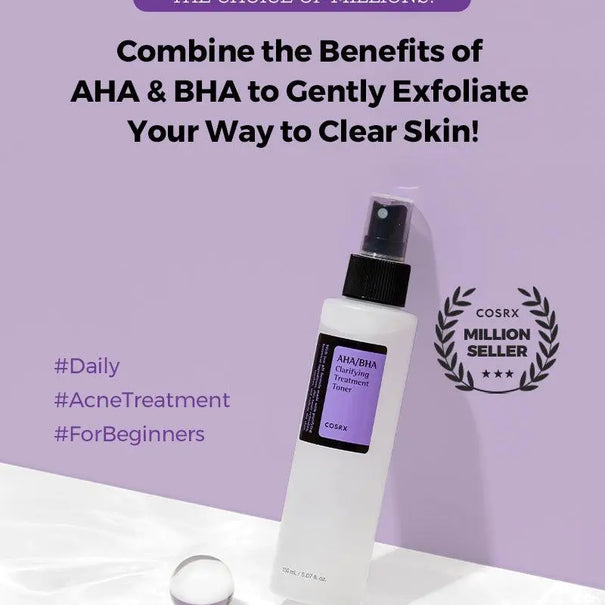 COSRX Aha/Bha Clarifying Treatment Toner 150 ml - JOLIE'S