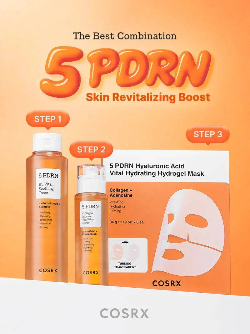 COSRX 5 PDRN B5 Vital Soothing Toner 280 ML COSRX JOLIE'S