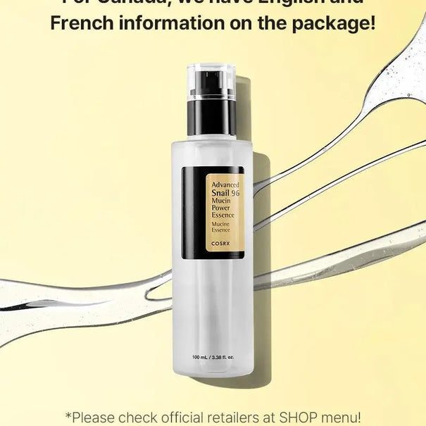 COSRX Advance Snail 96 Mucin Power Essence 100 ml - JOLIE'S