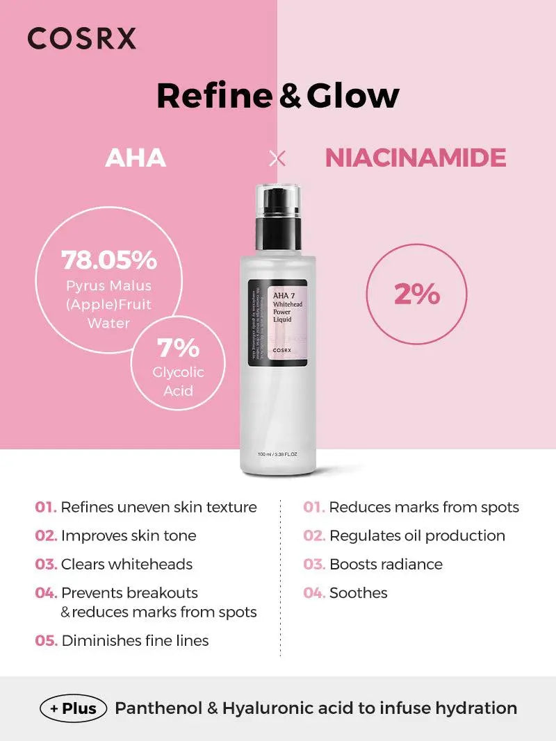 COSRX Aha 7 Whitehead Power Liquid 100 ml - JOLIE'S