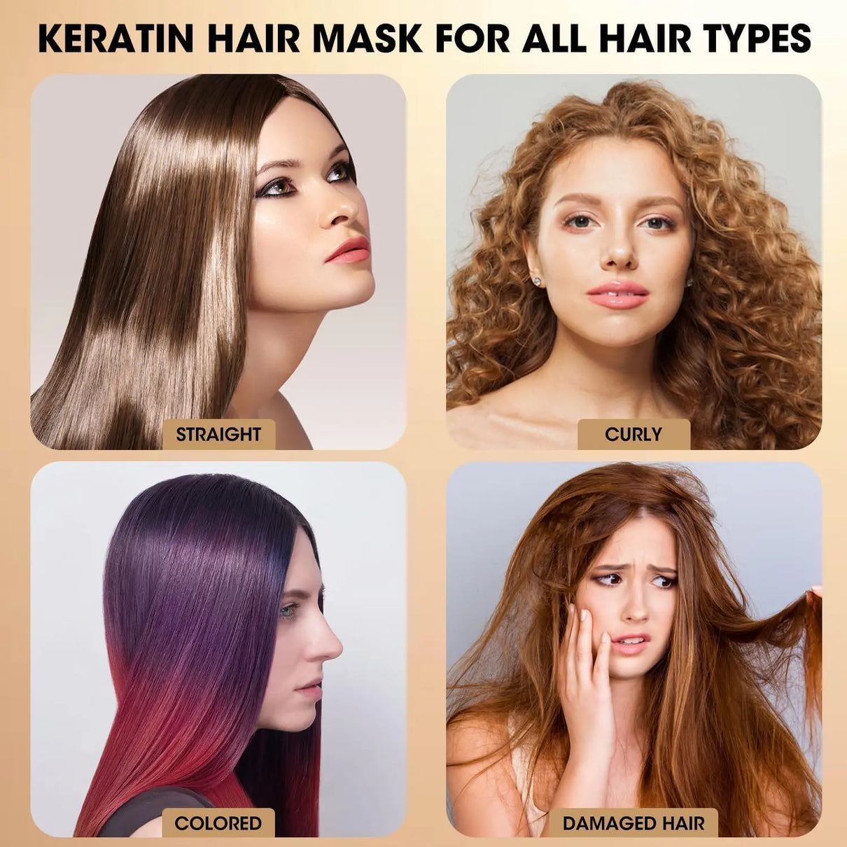KERATINE QUEEN The Biotin & Keratin Sulfate Free Reconstruction Hair Treatment Set - JOLIE'S