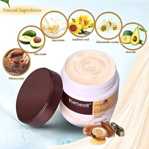 Karseell Collagen Hair Treatment Collagen Hair Mask Essence for Dry Damaged Hair 500 ml - JOLIE'S