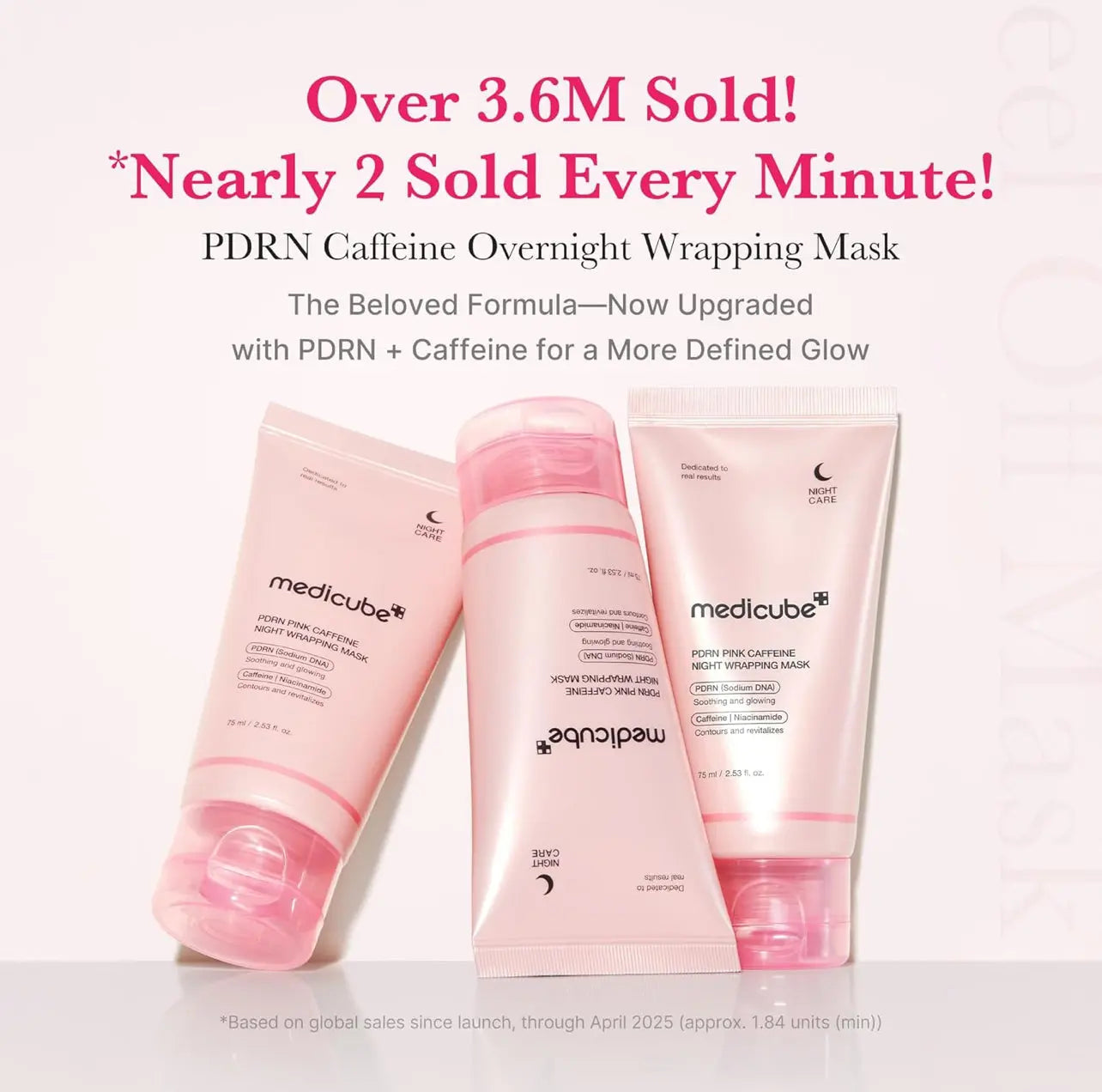 MEDICUBE PDRN Pink Caffeine Night Wrapping Mask 75 ml Medicube JOLIE'S