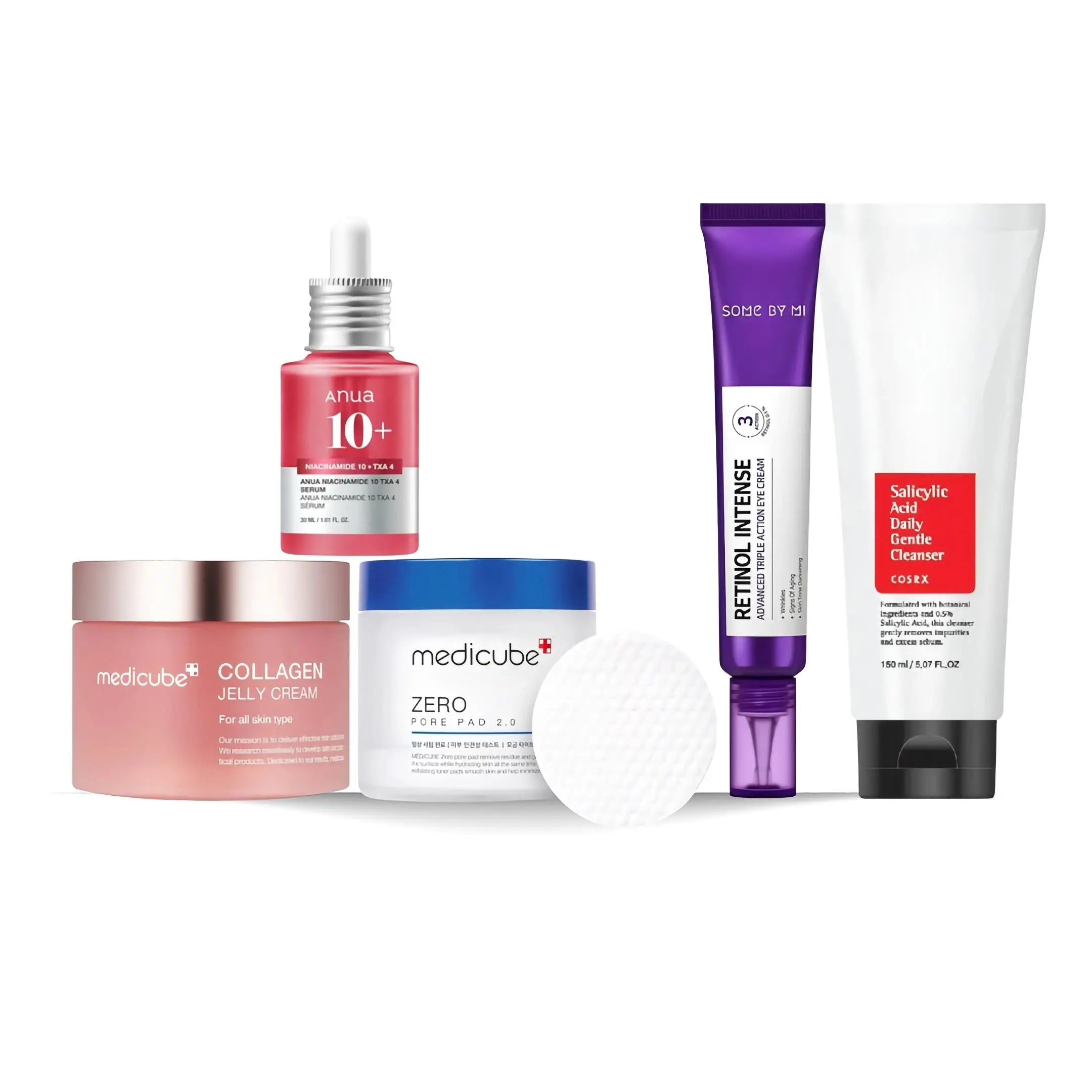 Medicube & anua & cosrx & someby mi skin care routine JOLIE'S JOLIE'S