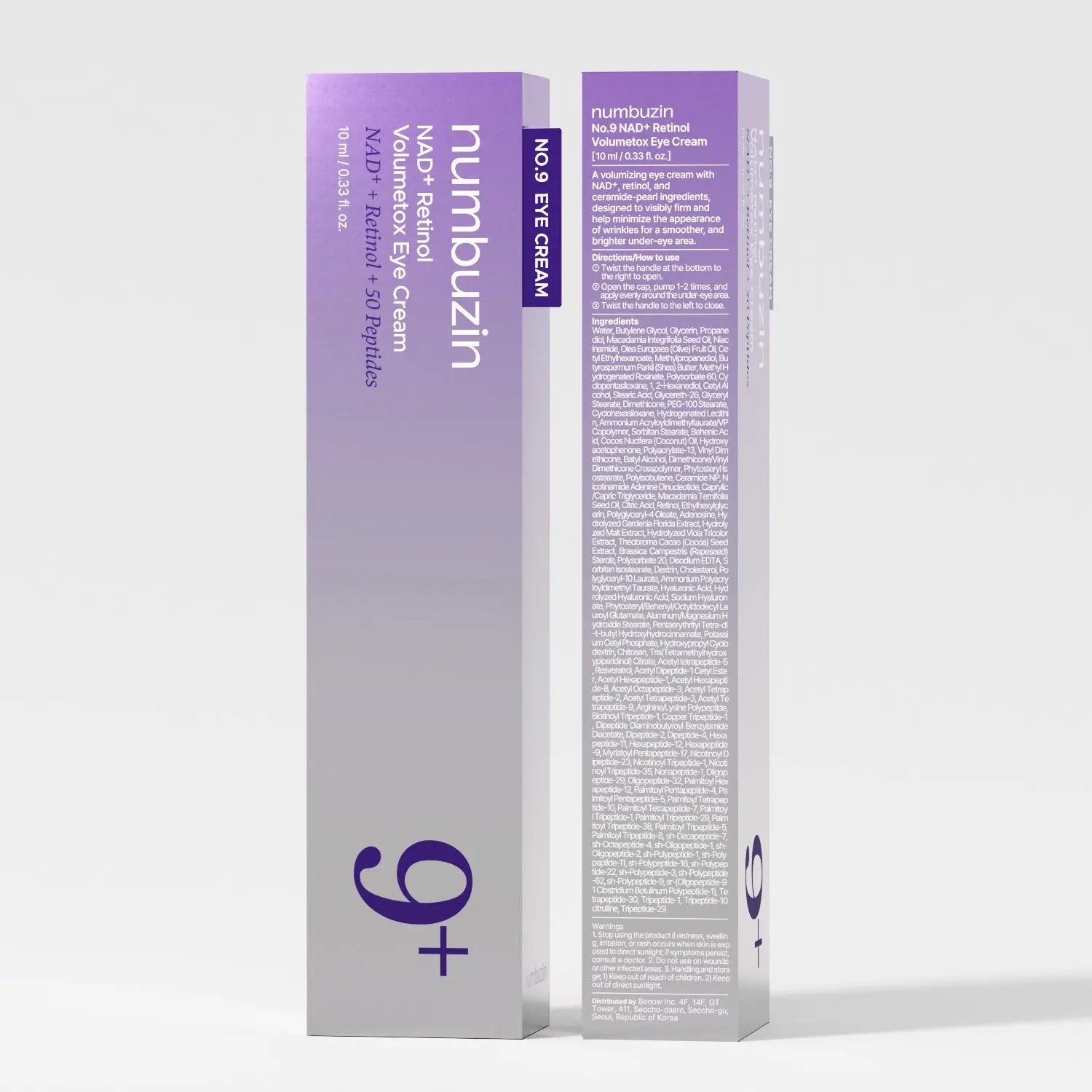NUMBUZIN No.9 NAD+ Retinol Volumetox Eye Cream numbuzin JOLIE'S