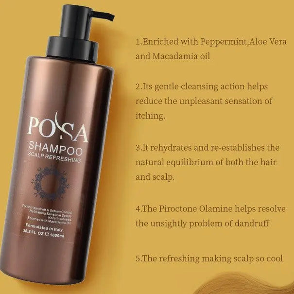 POSA Scalp Refreshing Shampoo 1000 ML - JOLIE'S UAE
